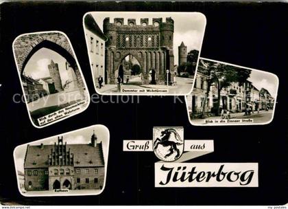 Jueterbog Brandenburg Rathaus Zinnaer Strasse Dammtor Wehrtuerme