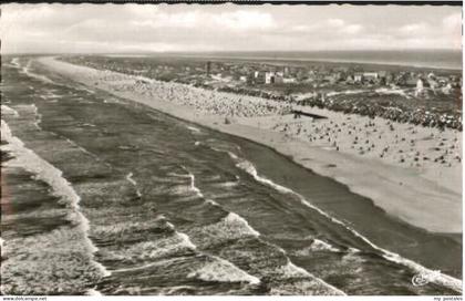 Juist Nordseebad Juist Fliegeraufnahme x 1958