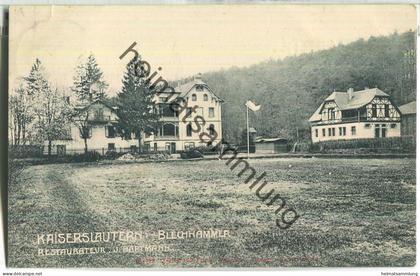 Kaiserslautern - Blechhammer Besitzer J. Hartmann - Verlag Friedrich Hartmann Kaiserslautern