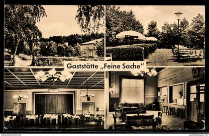 AK Jeggeleben /Kalbe, Gasthaus Feine Sache, Inh. Werner Fehrmann, Innenansicht, Garten, Terrasse