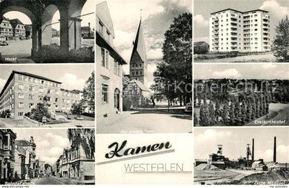 Kamen Westfalen Markt Krankenhaus Bahnhofstrasse Schiefer Turm Hochhaus Edelkirc
