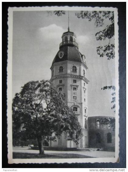 Karlsruhe - Turm des Schlosses / Nachporto - Nachtaxe - Nachgebühr Köflach