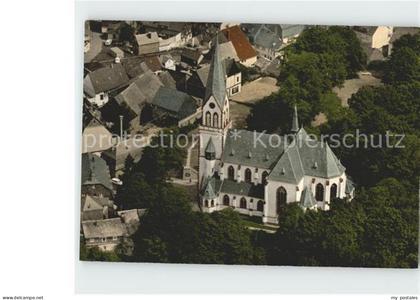 Kastellaun Hunsrueck Katholische Pfarrkirche Fliegeraufnahme