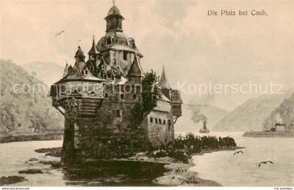 Caub Kaub Rhein Die Pfalz