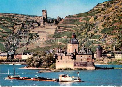 Kaub Die Pfalz Rheinpartie
