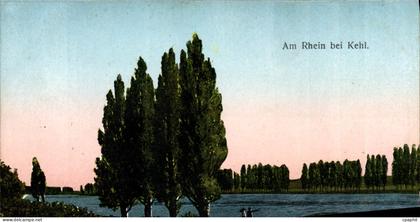 CPA Am Rhein Bei Kehl