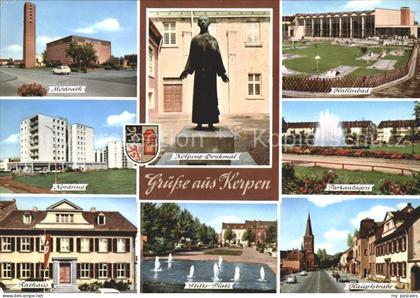 Kerpen Rheinland Rathaus Kolping Denkmal Moedrath