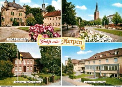 Kerpen Rheinland Schloss Loersfeld Kolping Geburtshaus Marien Hospital Stifts Pl
