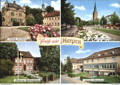 Kerpen Rheinland Schloss Loersfeld Stifts Platz Marien Hospital Kolping Geburtsh