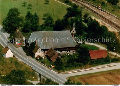 Burg Kirchzarten Schwarzwaldgasthof Himmelreich Fliegeraufnahme