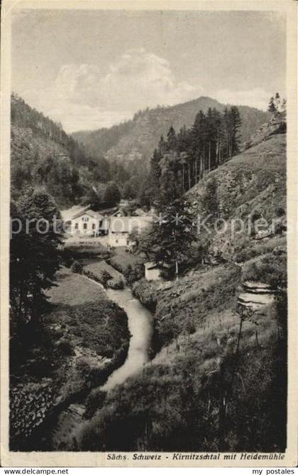 Kirnitzschtal mit Heidemuehle
