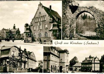 Kirschau Koerse Burgtor Post Rathaus Schule