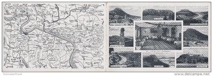 Klappkarte AK Königstein Hotel Gaststätte Sachsenhof mit Fleischerei Sächsische Schweiz bei Bad Schandau Rathen Pirna