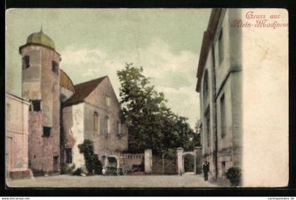 AK Klein-Machnow, Innenhof mit Häusern