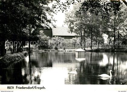 Friedersdorf Klingenberg Schwanenteich Handabzug