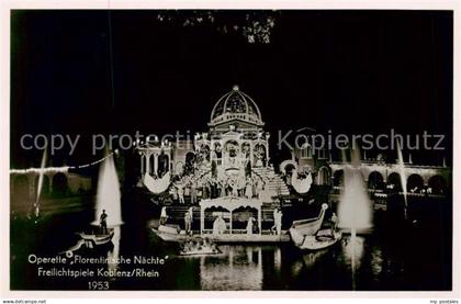 Koblenz  Rhein Freilichtspiele Koblenz Operette Florentinische Naechte
