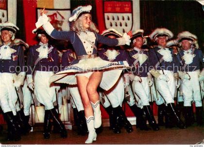 Koeln Rhein Karneval in Koeln Mariechentanz der Blauen Funken