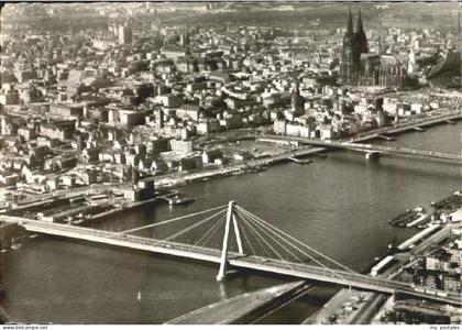 Koeln Rhein Koeln Fliegeraufnahme x 1962