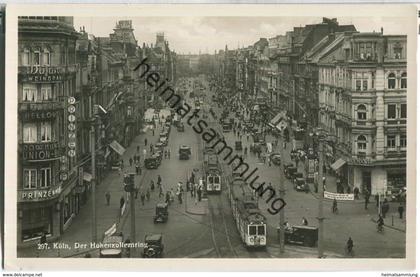 Köln - der Hohenzollernring - Foto-Ansichtskarte 30er Jahre - Verlag Hoursch & Bechstedt Köln