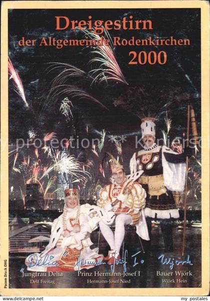 Rodenkirchen Koeln Dreigestirn Karneval