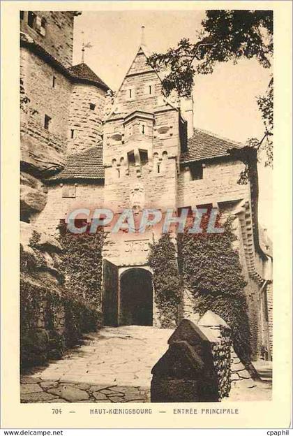 CPA Haut Koenigsbourg Entree Principale