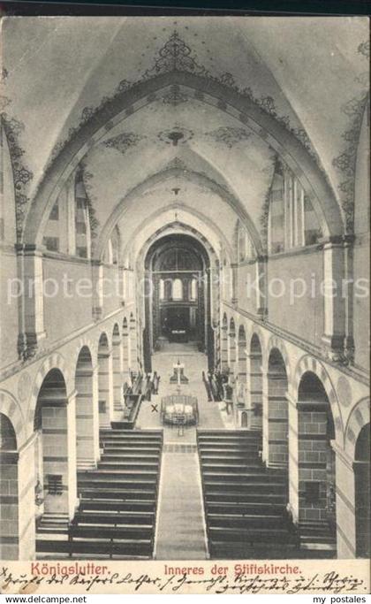 Koenigslutter Elm Inneres der Stiftskirche