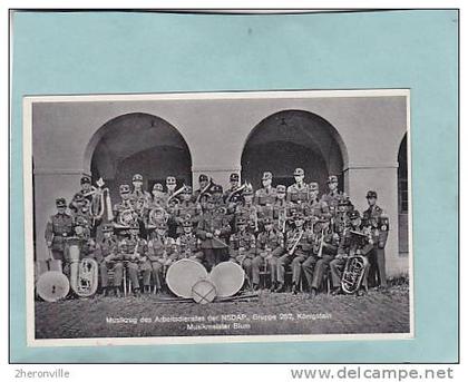 CP - D - KONIGSTEIN - Musikzug des Arbeitsdienstes der NSDAP - Gruppe252 - Konigstein Musikmeister Blum