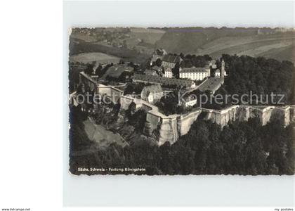 Koenigstein Saechsische Schweiz Festung Koenigstein