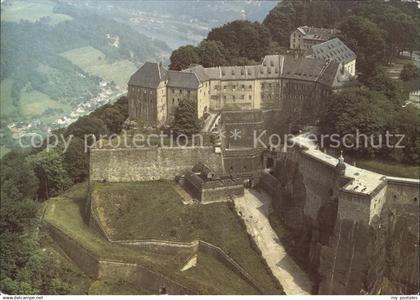 Koenigstein Saechsische Schweiz Festung Koenigstein