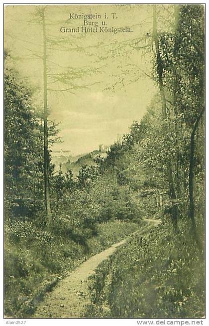 KÖNIGSTEIN i. T.  Burg u.  Grand Hôtel Königstein