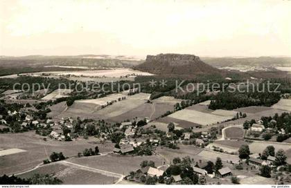 Pfaffendorf Koenigstein mit Fels Pfaffenstein