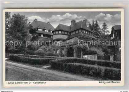 Koenigstein Taunus Taunus Sanatorium Dr Kaltenbach
