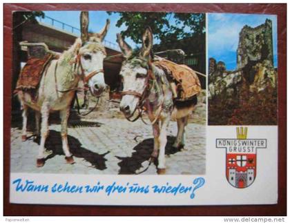 Königswinter - "Taxi" Zweibildkarte