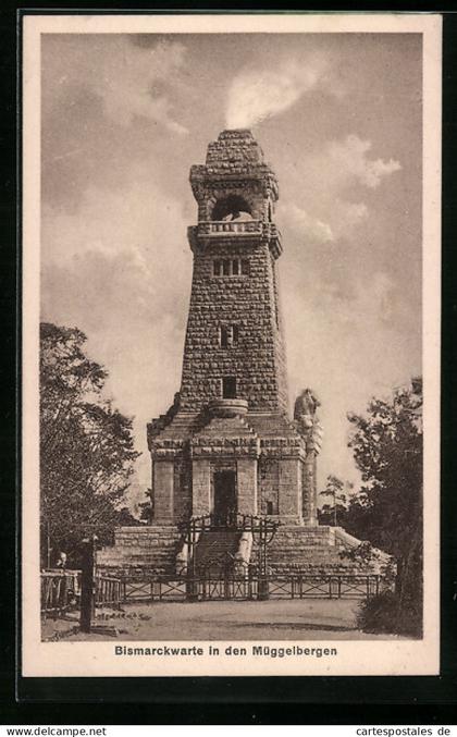 AK Berlin-Köpenick, Bismarckwarte in den Müggelbergen