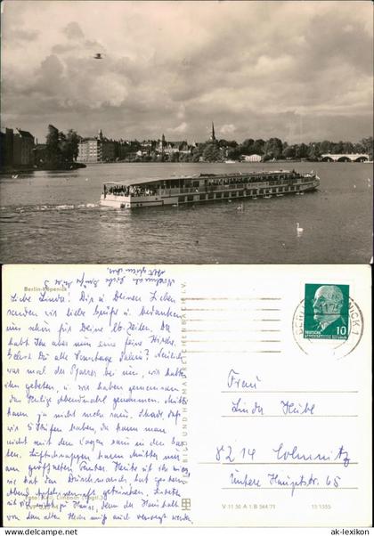 Ansichtskarte Köpenick-Berlin Fahrgastschiff 1971