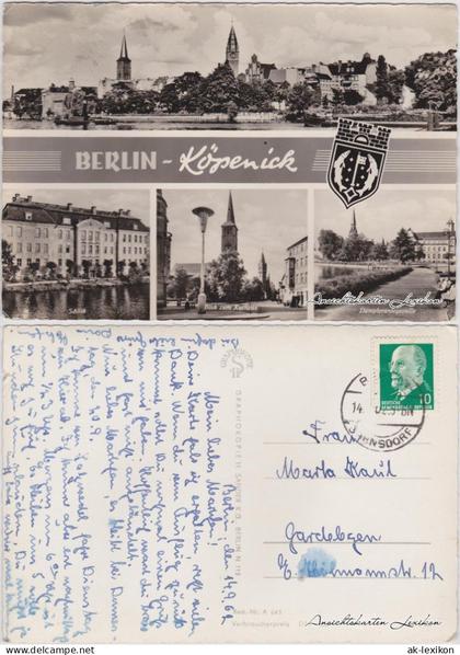 Ansichtskarte Köpenick-Berlin Köpenick Mehrbildkarte 1960