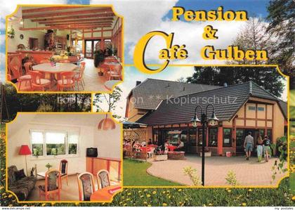 Gulben Kolkwitz Spree-Neisse Brandenburg Pension Café S. Simon Gastraum Terrasse