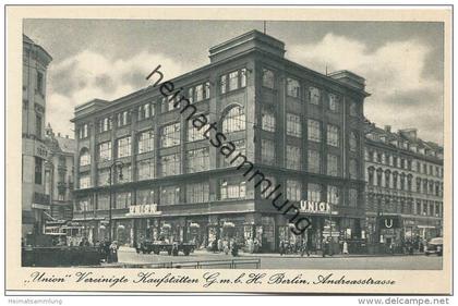 Berlin - Union Vereinigte Kaufstätten GmbH Berlin Andreasstraße