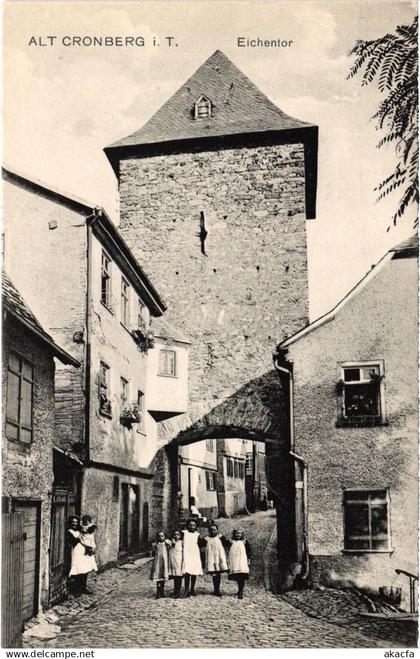 CPA AK KRONBERG IM TAUNUS Alt Kronberg - Eichentor GERMANY (1430480)