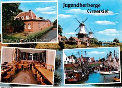 Krummhoern Jugendherberge Greetsiel Speisesaal Muehlen Fischereihafen
