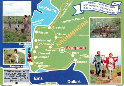 Krummhoern Mansiegter Nacken Rysumer Nacken Lageplan Fischzucht