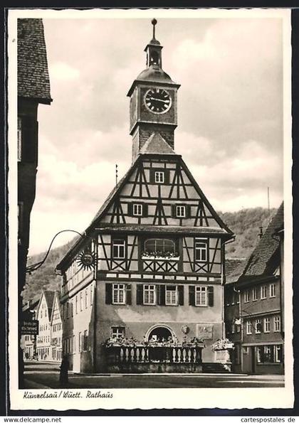 AK Künzelsau /Württ., Rathaus