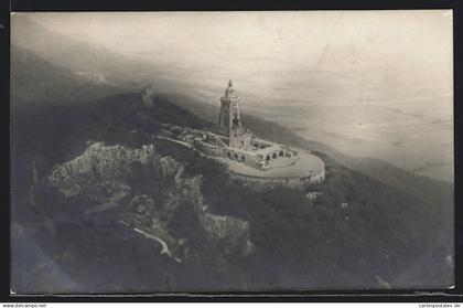AK Kyffhäuser, Kyffhäuser-Denkmal, Fliegeraufnahme