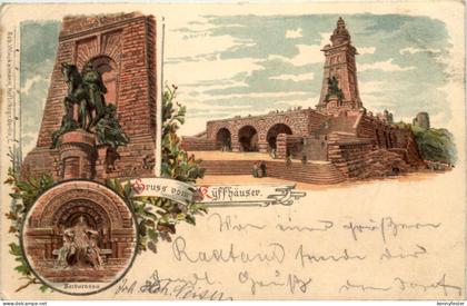 Gruss vom Kyffhäuser - Litho