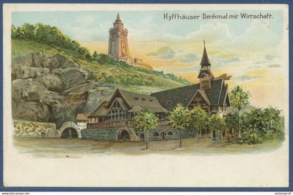 Kyffhäuser Denkmal mit Wirtschaft, ungebraucht (AK2396)