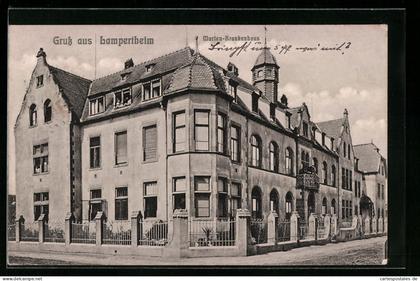 AK Lampertheim, Marien-Krankenhaus, Strassenansicht