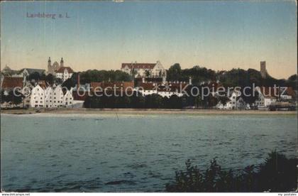 Landsberg Lech Uferpartie am Lech Altstadt