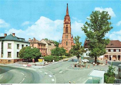 Langen Hessen Blick auf die engl Stadtkirche