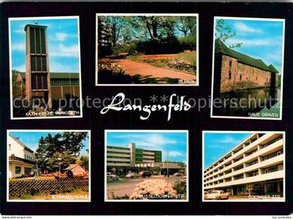 Langenfeld Rheinland Kath Kirche Park Haus Graven Schwanenmuehle Duesseldorfer S