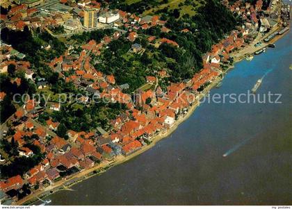 Lauenburg Elbe Fliegeraufnahme